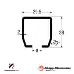 С-профил за фестонно захранване Akapp