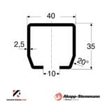 С-профил за фестонно захранване Akapp