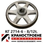 Вентилаторна спирачка КГ 2714-6 за телфер с товароподемност до 8т. и 12т.