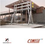 Сгъваем алуминиев портален кран