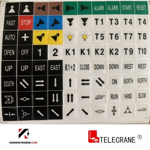 Стикери G2 за пулт за управление Telecrane