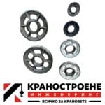 Ролка за ролков блок с кука за кран